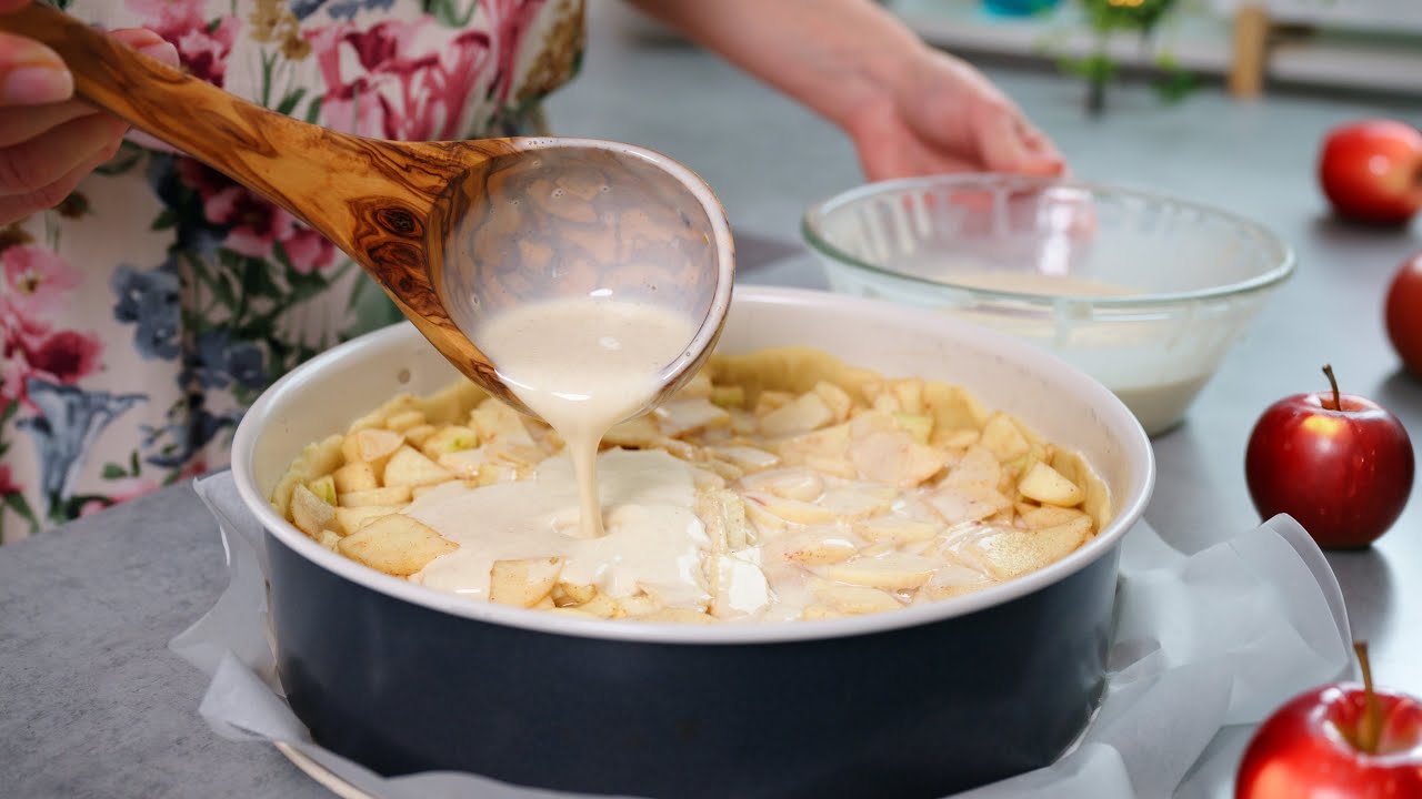 Вкусный яблочно-сливочный торт: пошаговый рецепт, инструкция, как его испечь!