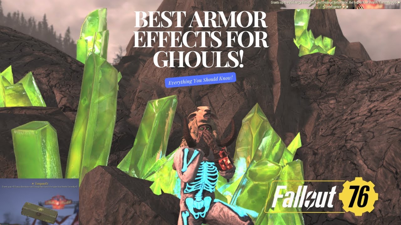 Fallout 76: The BEST Legendary Armor Effect Every Ghoul Needs!