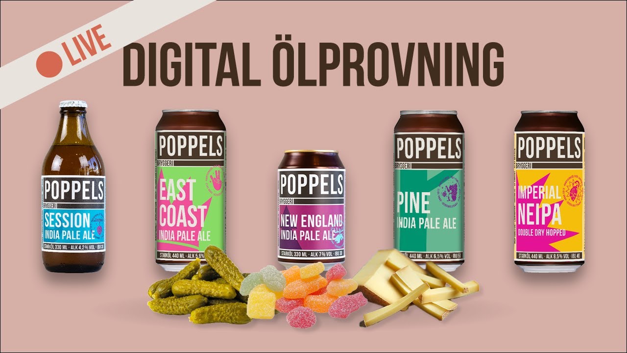 Digital IPA&Snacks-provning | Poppels Bryggeri