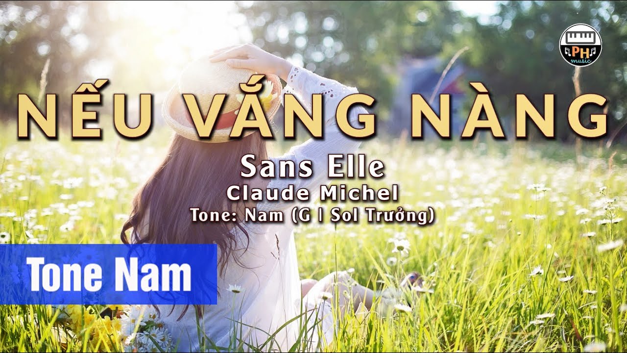 Nếu Vắng Nàng (Sans Elle) | Karaoke | Tone Nam | Beat Chuẩn