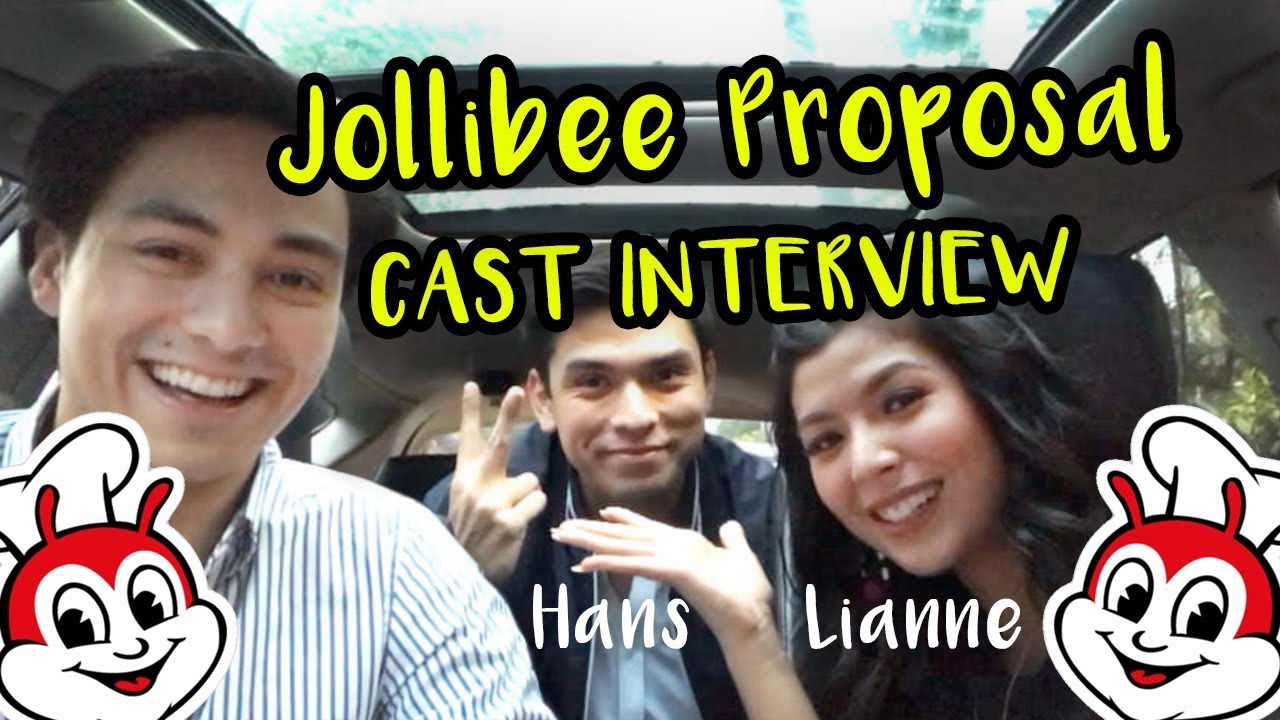 Jollibee Proposal Cast Interview (HANS BEARD WAS FAKE?)