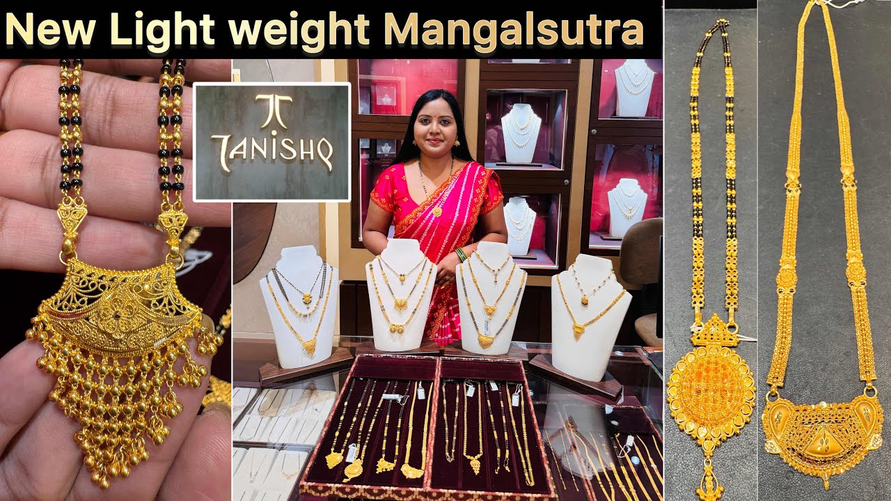 Light weight New 22KT Gold mangalsutra designs from Tanishq|Traditional gold mangalsutra collection 
