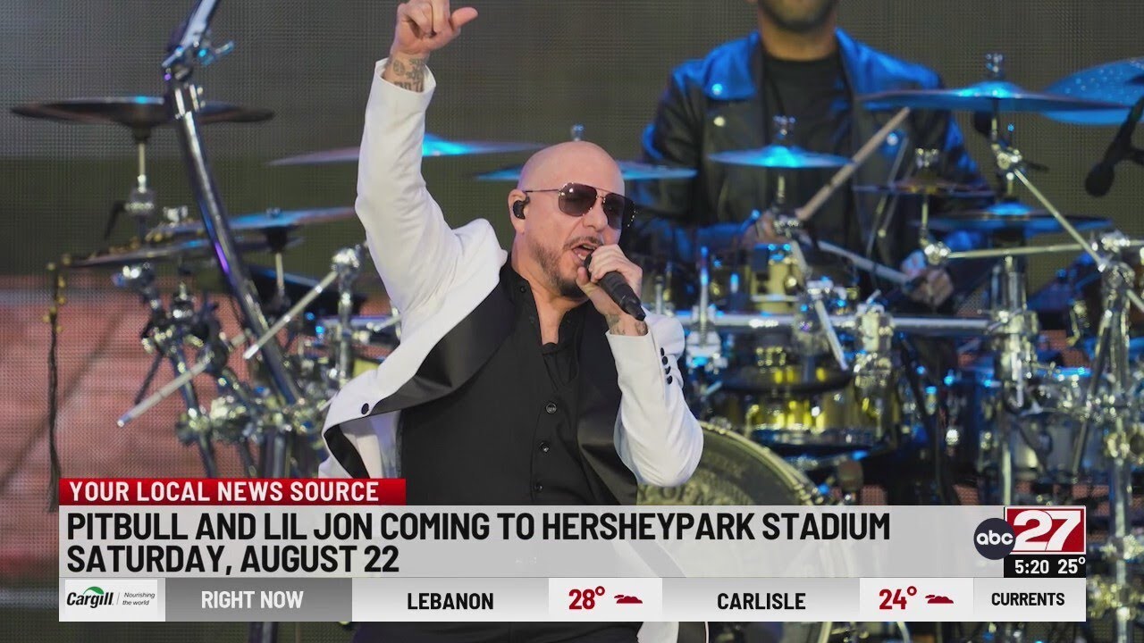 Pitbull, Lil Jon coming to Hersheypark Stadium