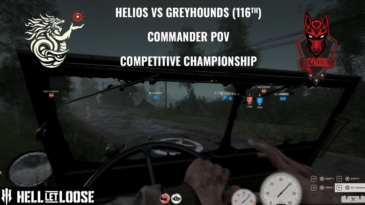 Hell Let Loose - CHAMPIONSHIP Commander POV - Helios vs Greyhounds - PHL - Spring 2024 Seasonals