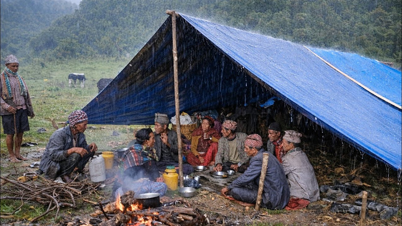 Real Nepali Himalayan village Life|very simple Nepali Wild animals Lifestyle.Must peaceful Life. 