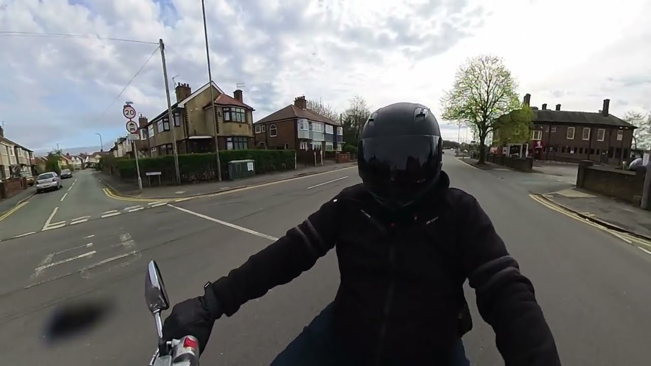A ride along Gorsey Lane in Litherland. #motorcycle