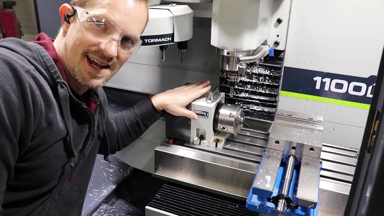 MicroARC 4th axis installation on the Tormach 1100MX