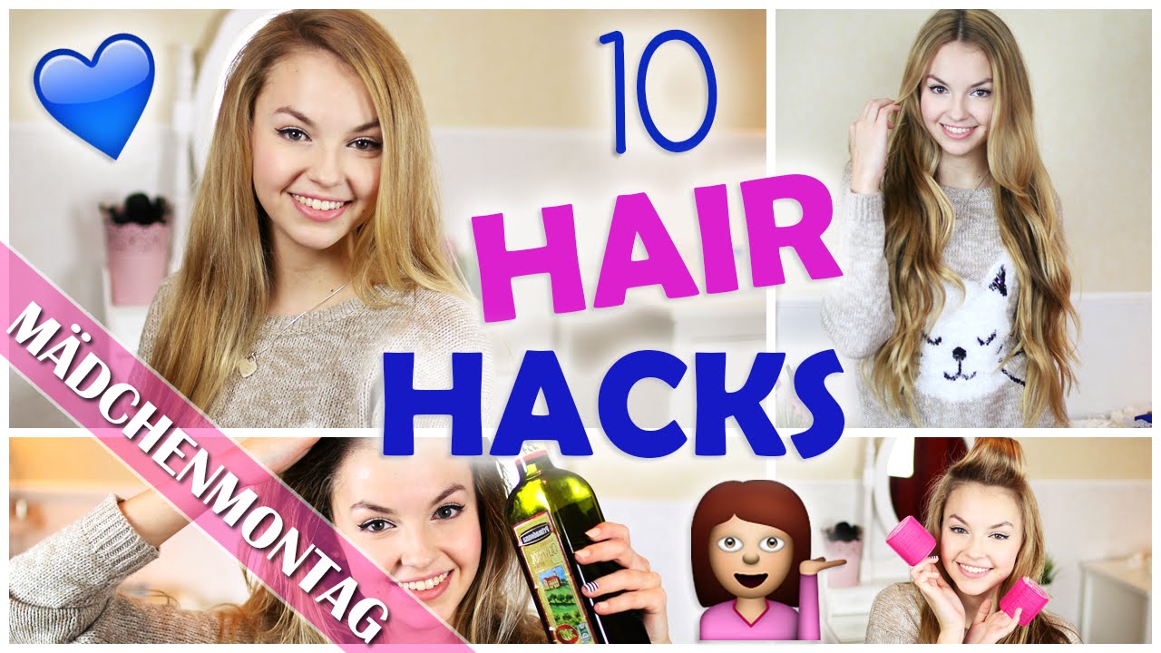 10 HAAR HACKS für das PERFEKTE HAARSTYLING wie vom FRISEUR | MädchenMontag
