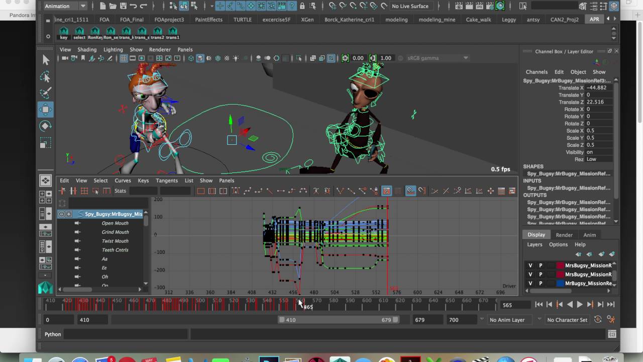 How to Transfer an Animation Between Characters in Maya