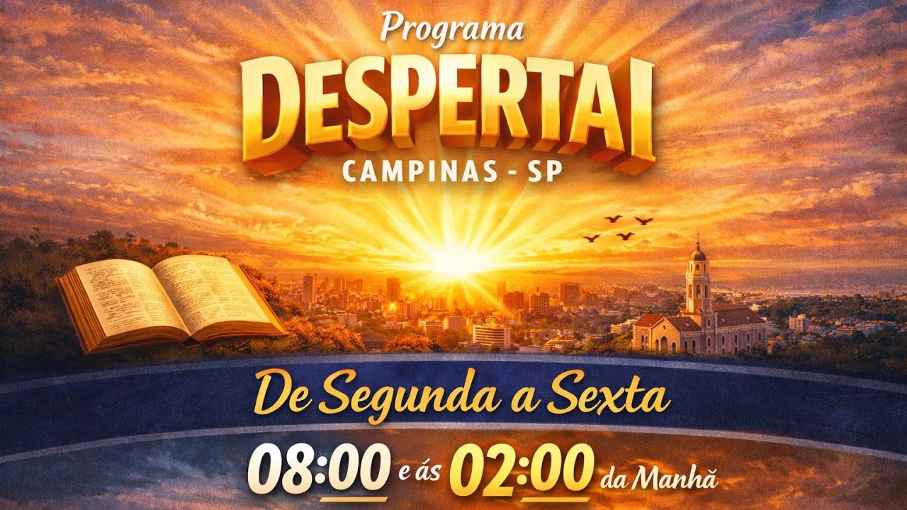 IPJC CAMPINAS-SP  MANHA COM  DEUS 24/02/26