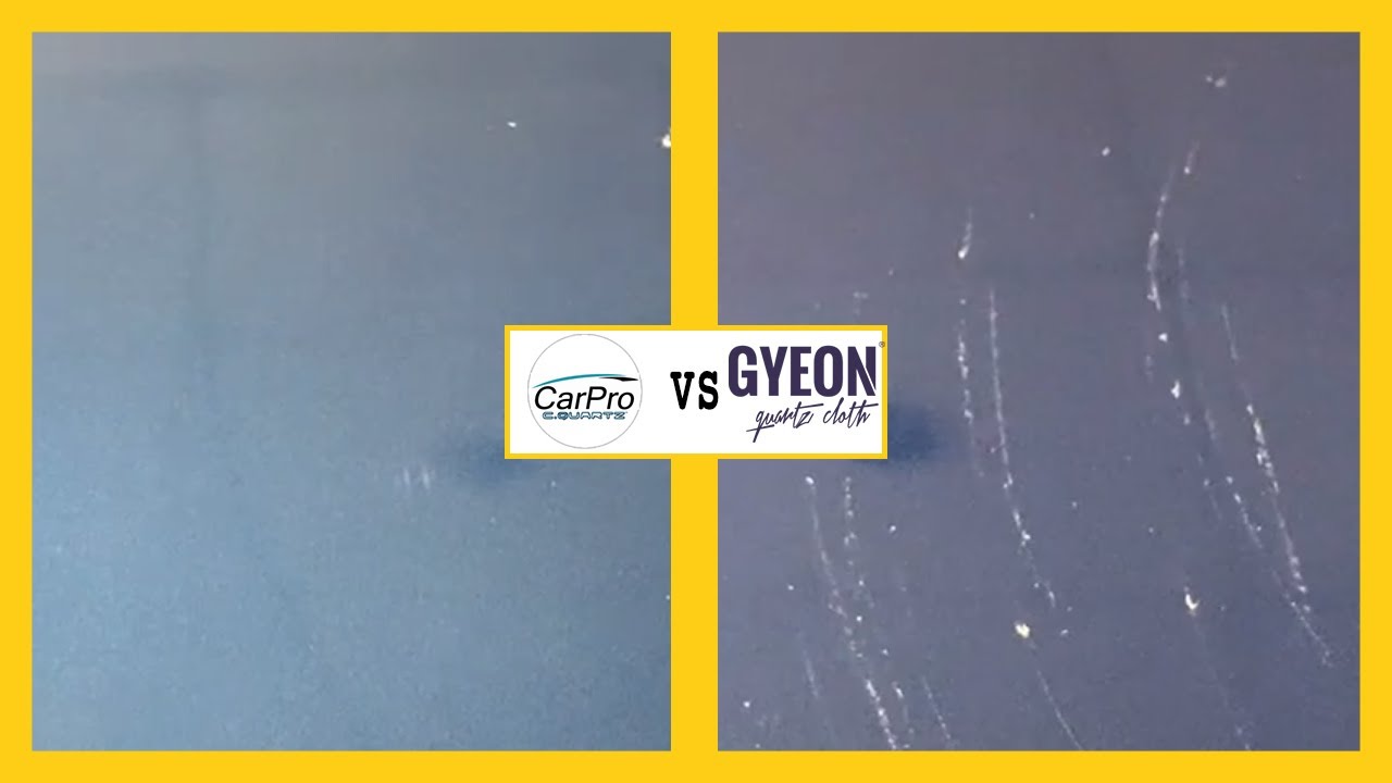 Nano Ceramic Coating Comparison:  CarPro Cquartz vs Gyeon Quartz