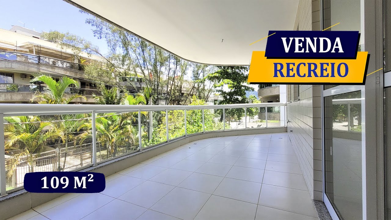 RECREIO I ALMIRANTE ARY RONGEL I NOVÍSSIMOS APARTAMENTOS PRONTOS PARA MORAR I 89 A 109M2 I 2 VAGAS