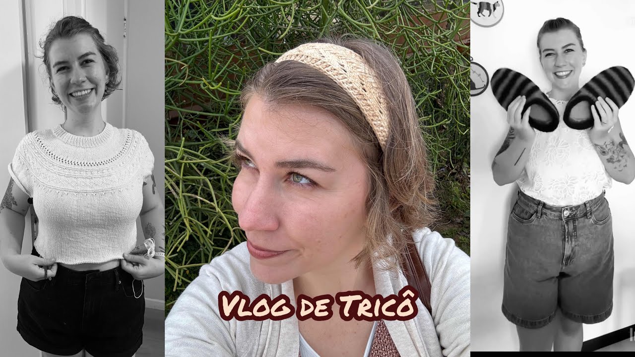 Meu primeiro “Vlog” de tricô e tudo que tricotei em 2025