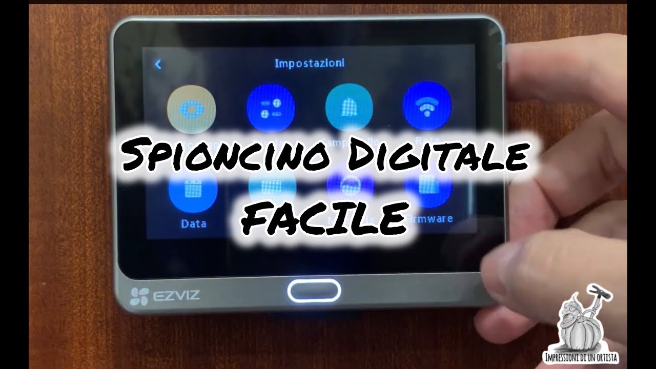 Spioncino digitale EZVIZ DP2 2K recensione/montaggio