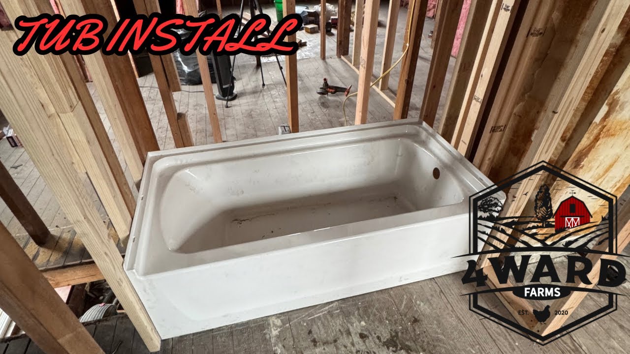 Bathtub Installation...The Slow Way 