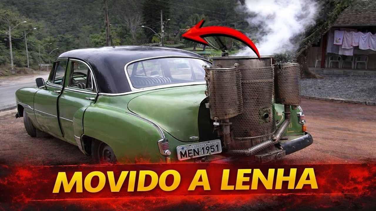 Os Carros que NÃO CONSUMIAM Gasolina nos Anos 1940 (CARROS A GASOGÊNIO)