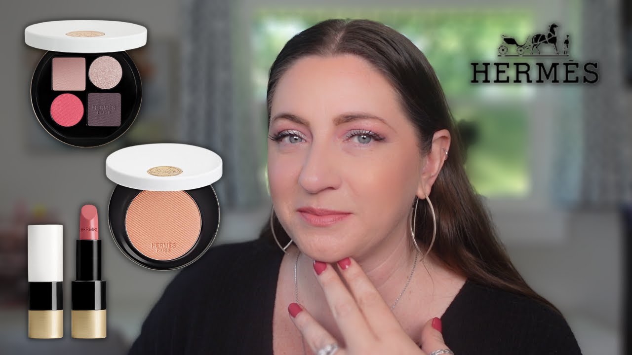 NEW Hermès Ombres d'Hermès, Eye shadow quartet, Ombres Pétales + Blush & Lipstick