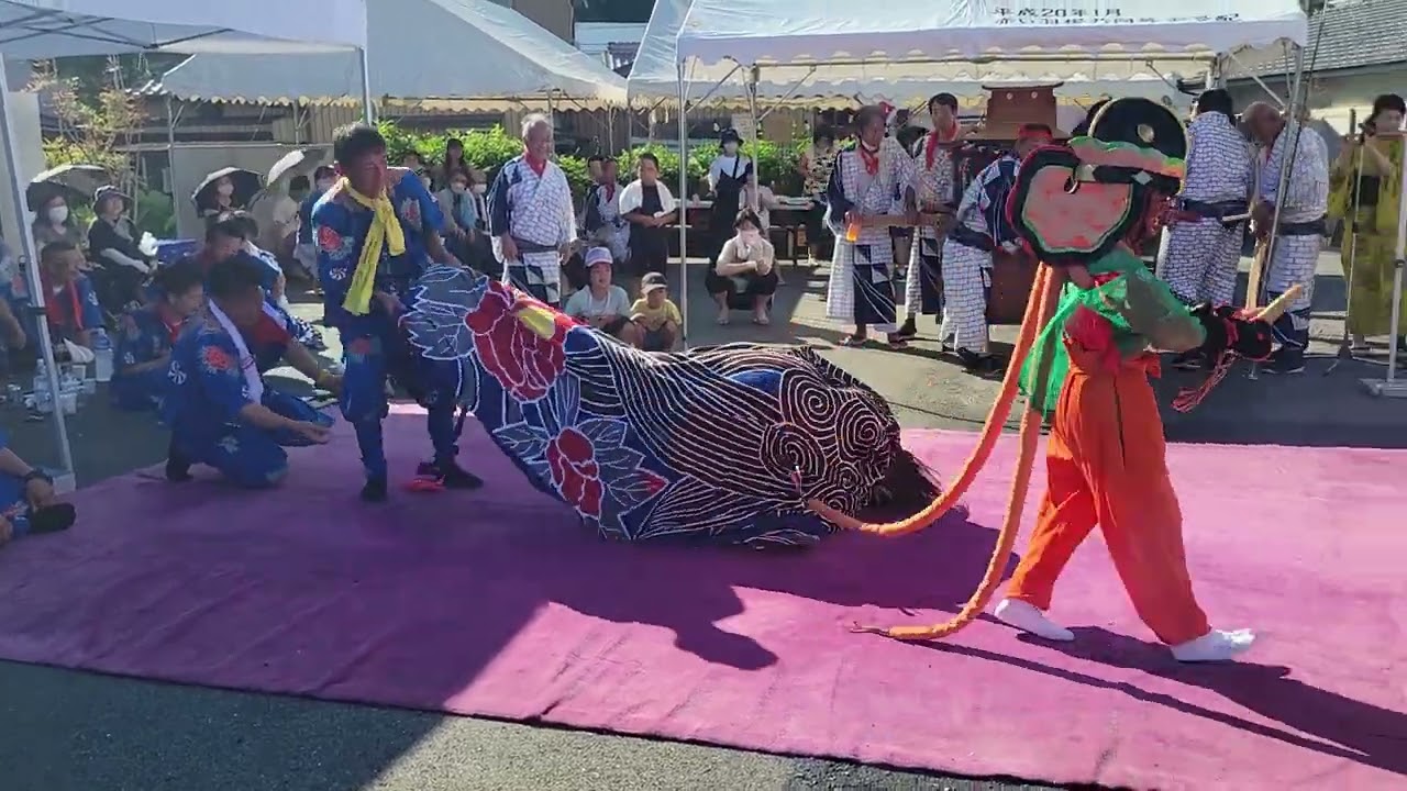 令和５年～那智勝浦町下里の高芝の獅子舞～　【天狗の舞】