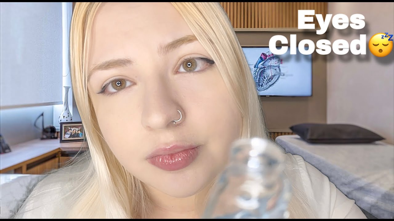 ASMR 40 Minute Cranial Nerve Exam 💤 | Relaxing Medical Roleplay with Light, Flutter & Tingles