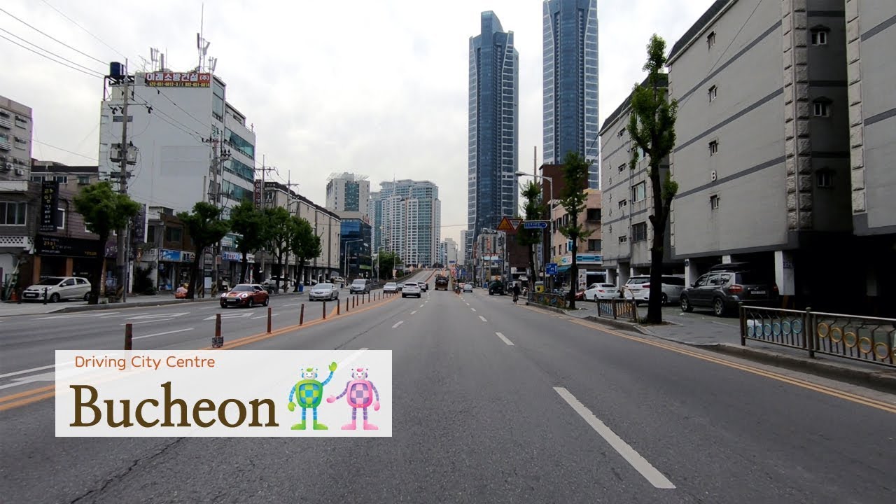 Driving in Korea: Bucheon City (Overcrowded city located between Seoul and Incheon) | 경기도 부천 드라이브