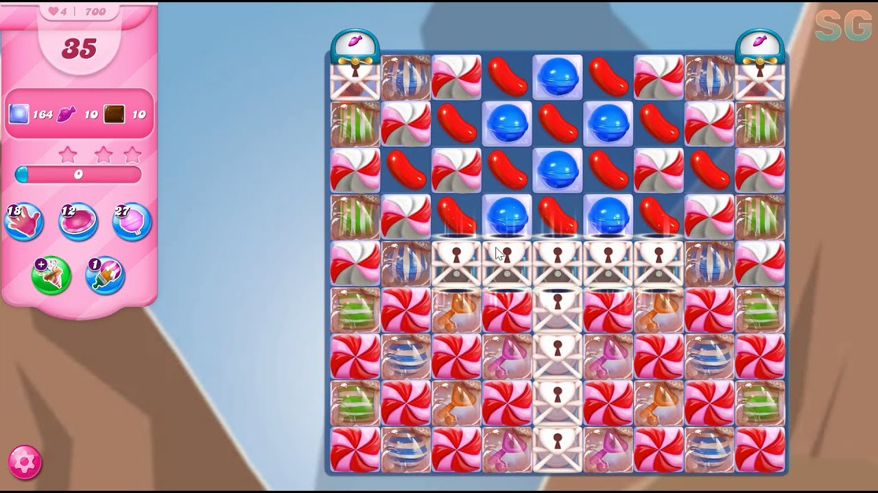 Candy Crush Saga Level 700 (No Boosters)