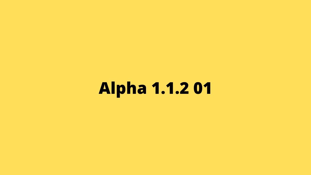 Minecraft alpha 1.1.2 01