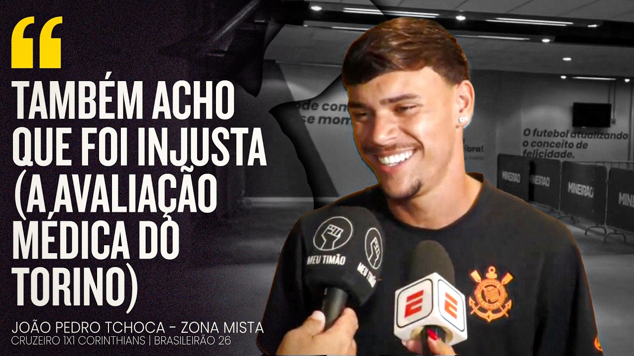 JOÃO PEDRO TCHOCA CRITICA DECISÃO MÉDICA DO TORINO E AVALIA GOL CONTRA O CRUZEIRO