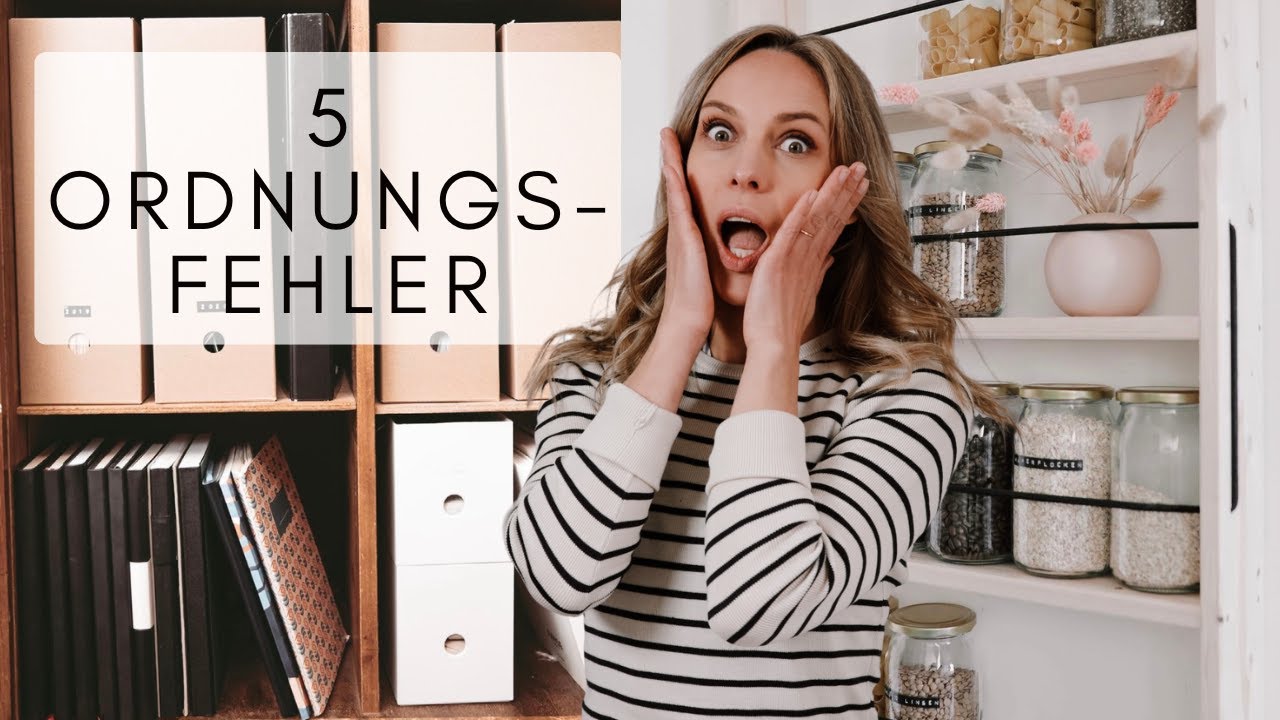 MACHT DAS NICHT ! | Meine ORDNUNGS-FEHLER ! | Wie Aufräumen besser funktioniert ! | Jelena Weber