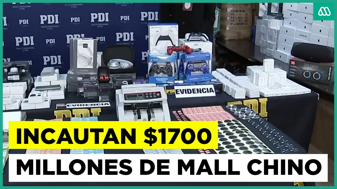 PDI incauta $1.700 millones en productos falsificados de mall chino