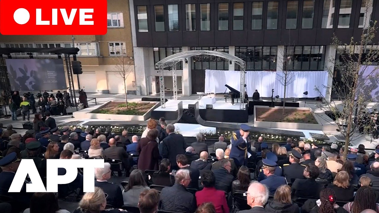 LIVE | Belgium Pauses to Remember Victims of 2016 Brussels Attacks | APT