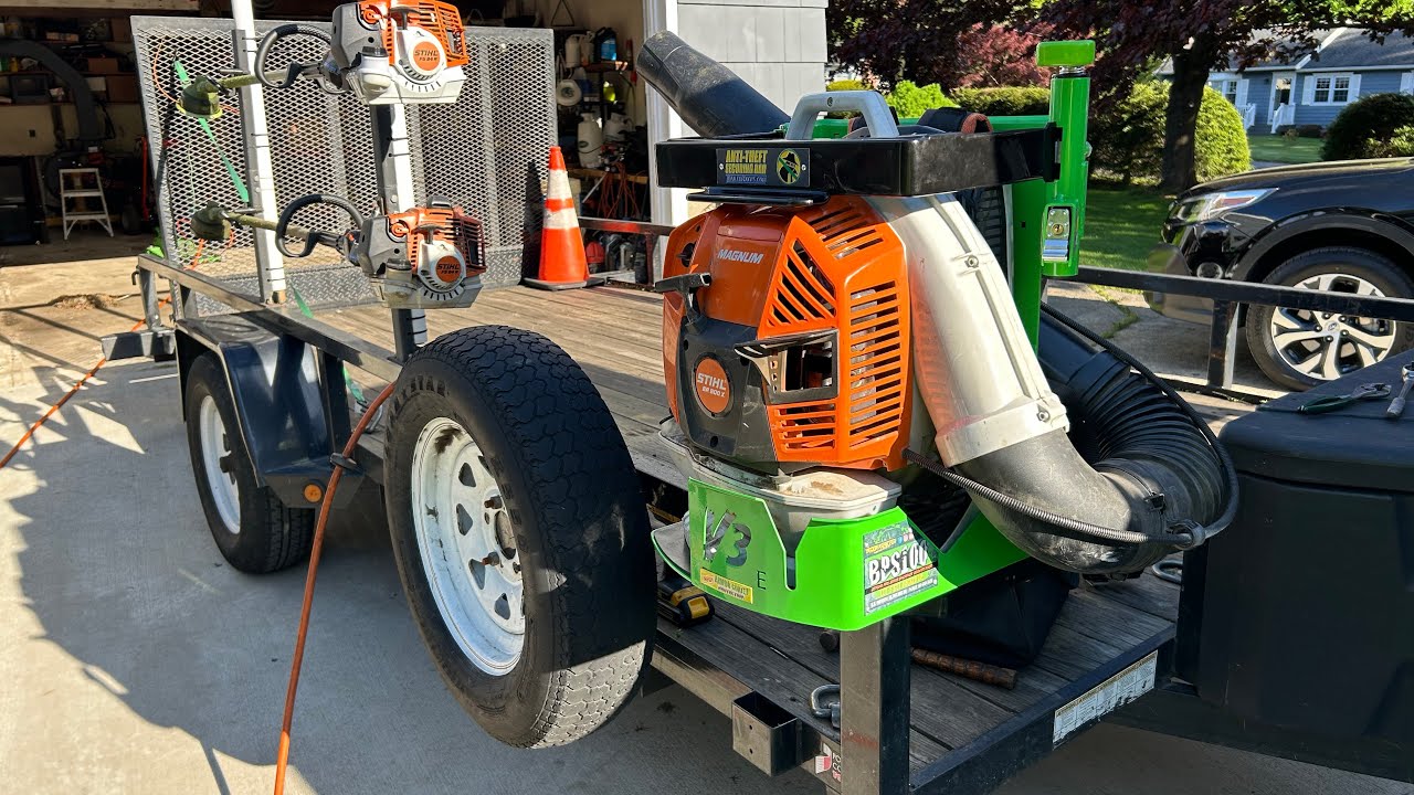 BACKPACK BLOWER TRAILER MOUNT RACKS ( good or not )
