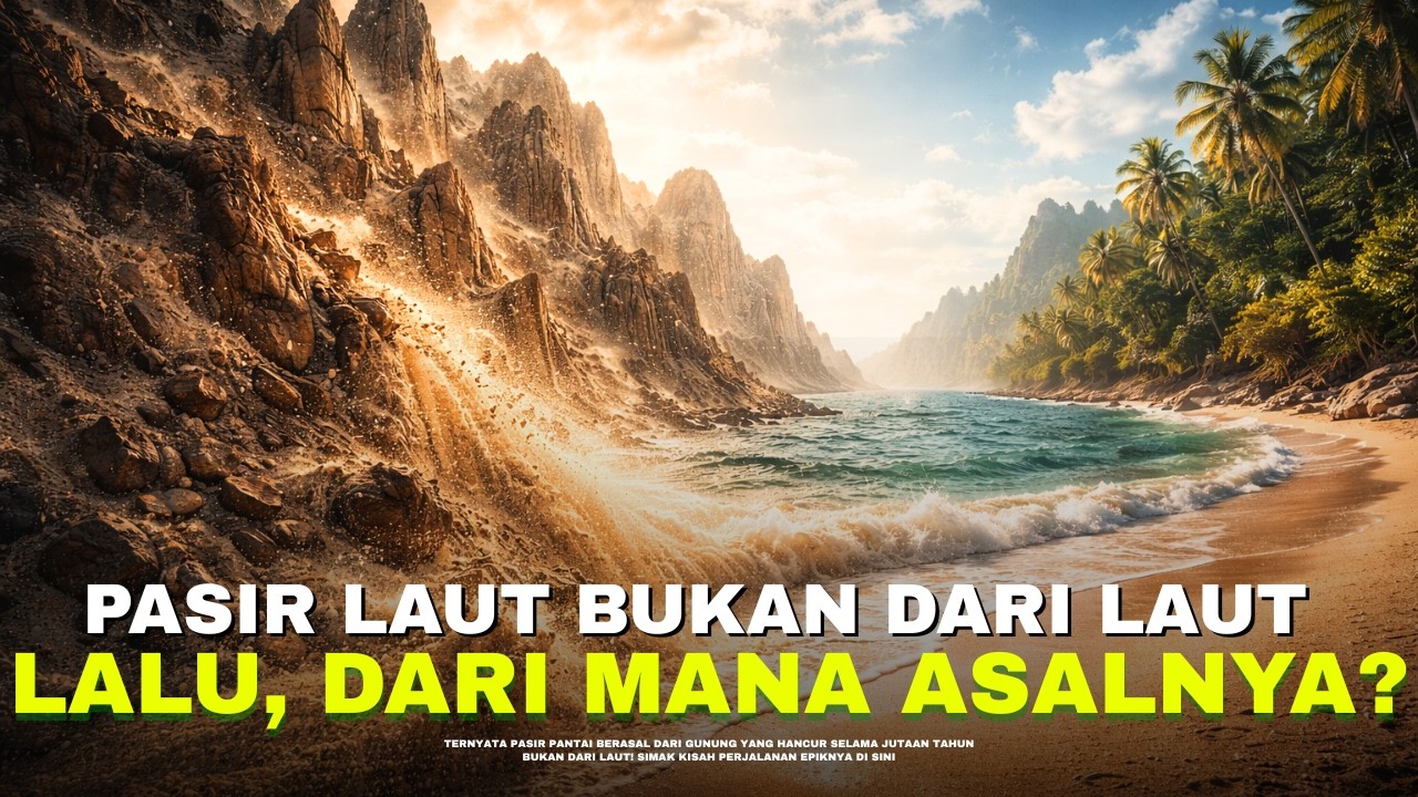 Asal Usul Pasir Laut : Ternyata Bukan dari Laut | #alamaya