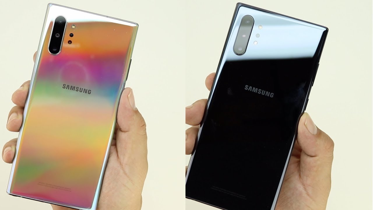 Samsung Galaxy Note 10 Plus Dual Unboxing! Aura Glow & Aura Black!