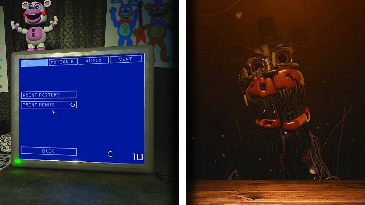 Это обновление для FNAF 6 в режиме совместной игры просто невозможно!