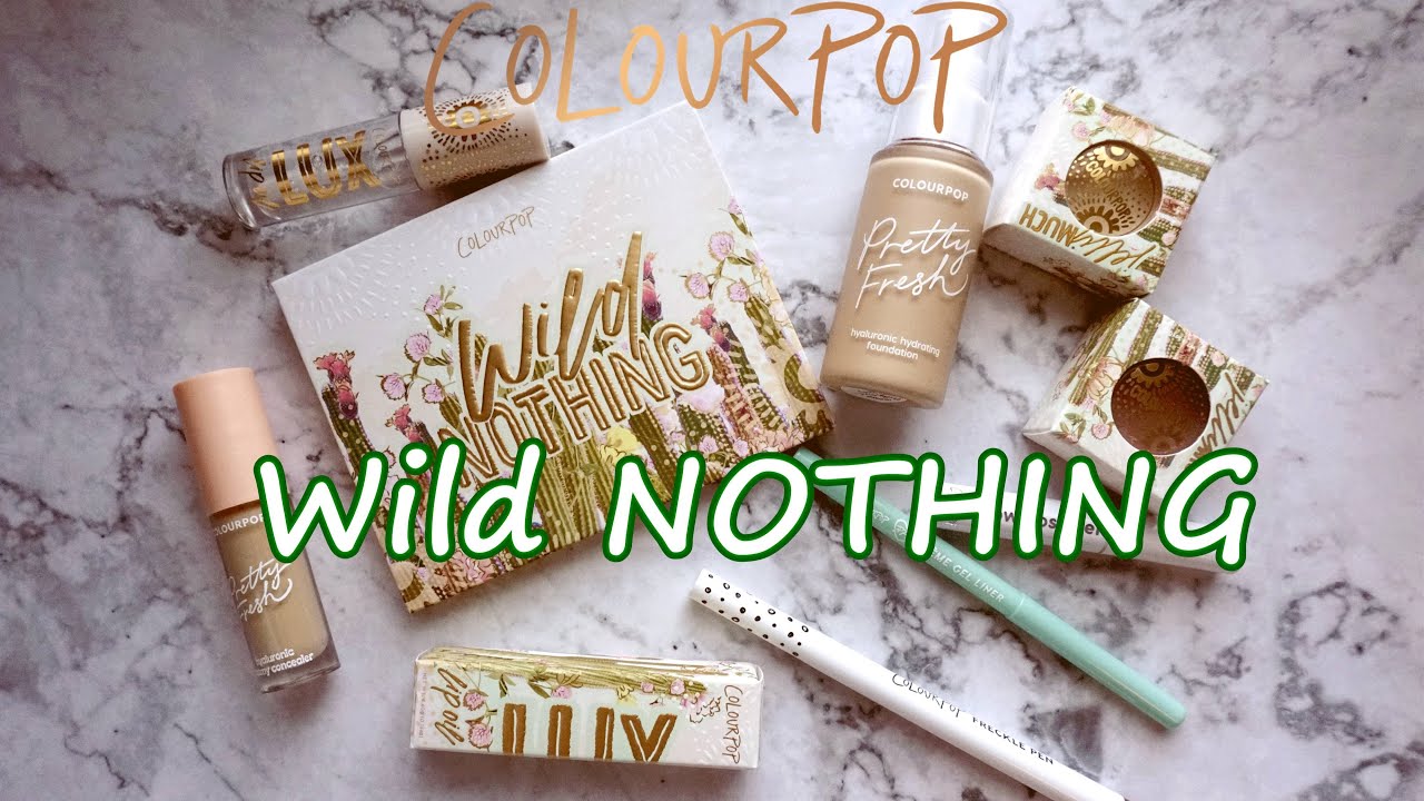 Colourpop Wild Nothing Collection Review&Demo|And some other things|Bobbie