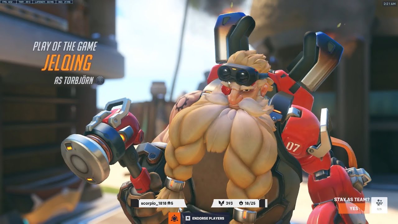 POTG! GALE DOMINATING IN RANKED AS TORBJORN - OVERWATCH 2 SEASON 9 GAMEPLAY TOP 500