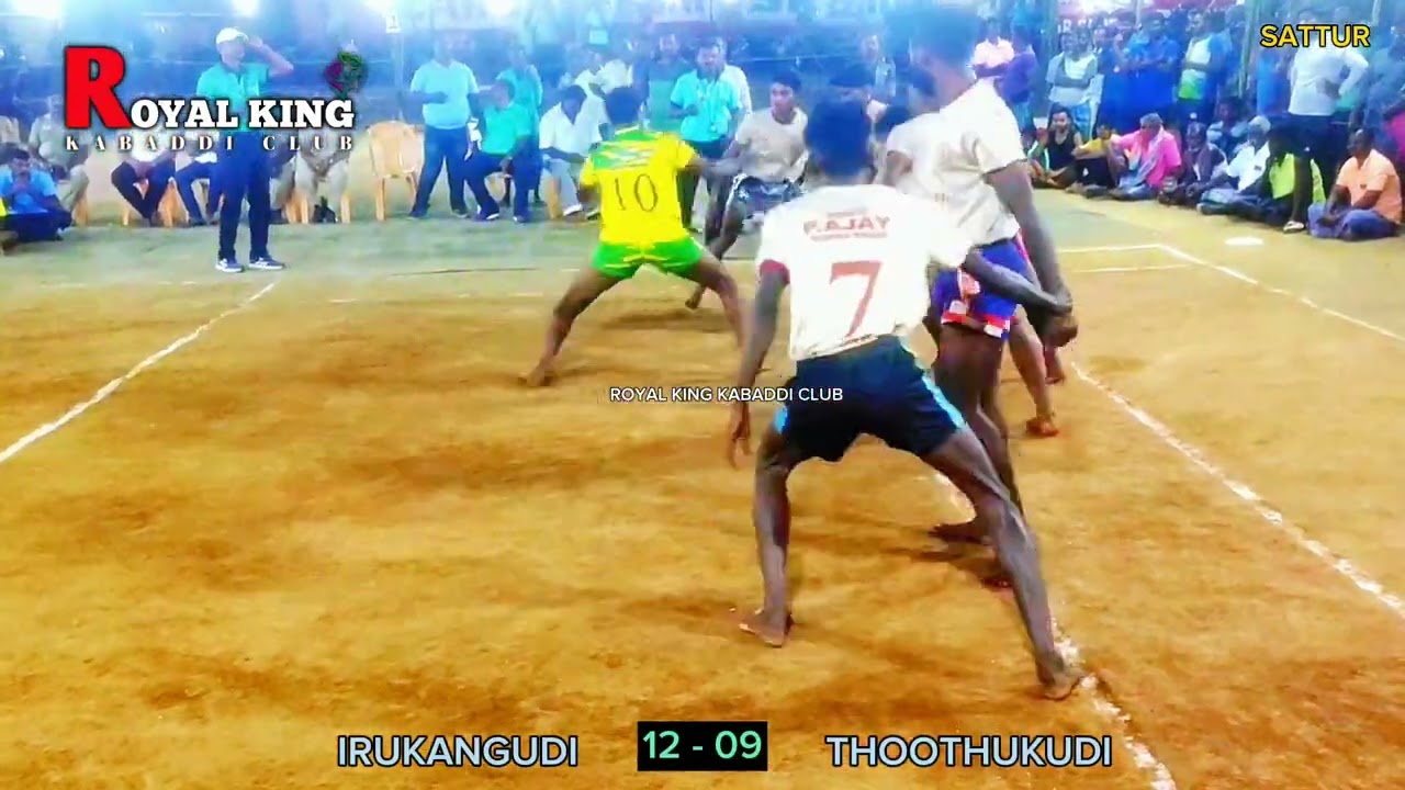 FINAL | சுந்தரமூர்த்தி இருக்கன்குடி VS  இந்தரசக்தி இந்திரா நகர் தூத்துக்குடி #sattur