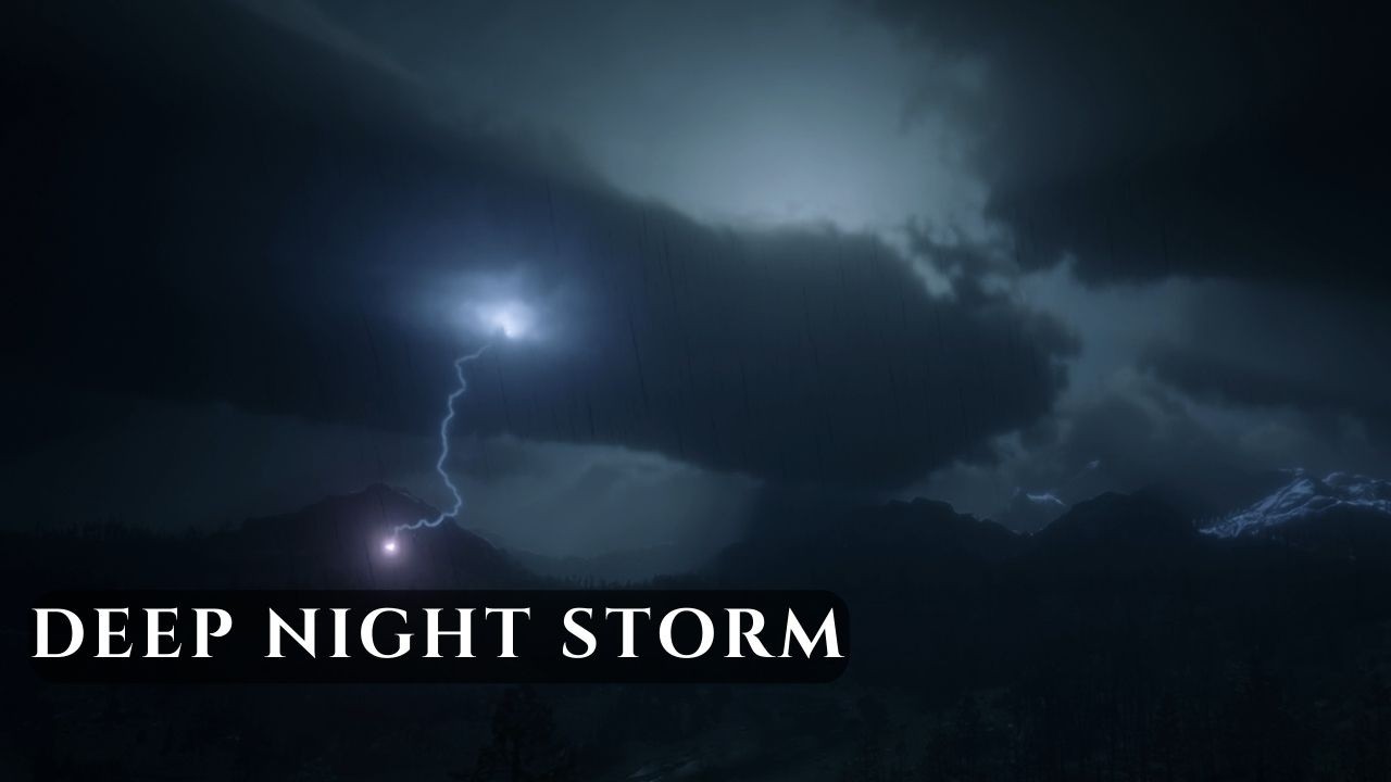 Powerful Thunderstorm at Night 🌩 Heavy Rain & Deep Thunder Sounds for Sleep