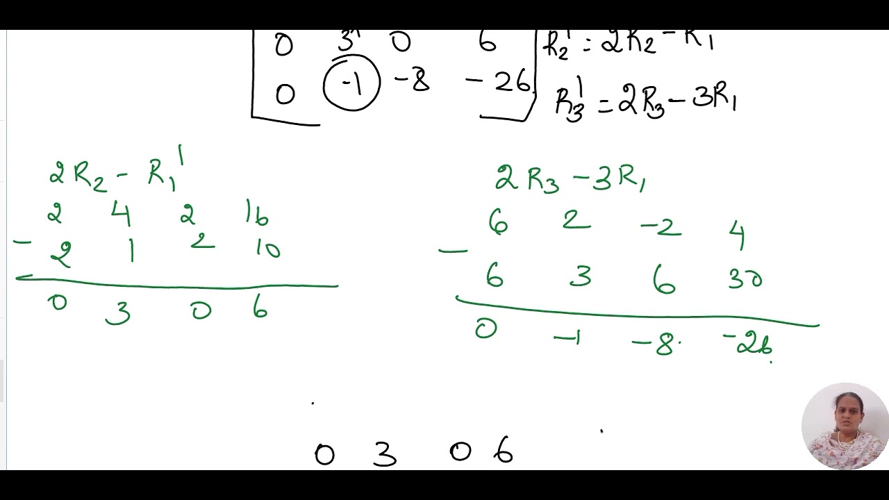Solving System of Equations by Gauss Jordan Method