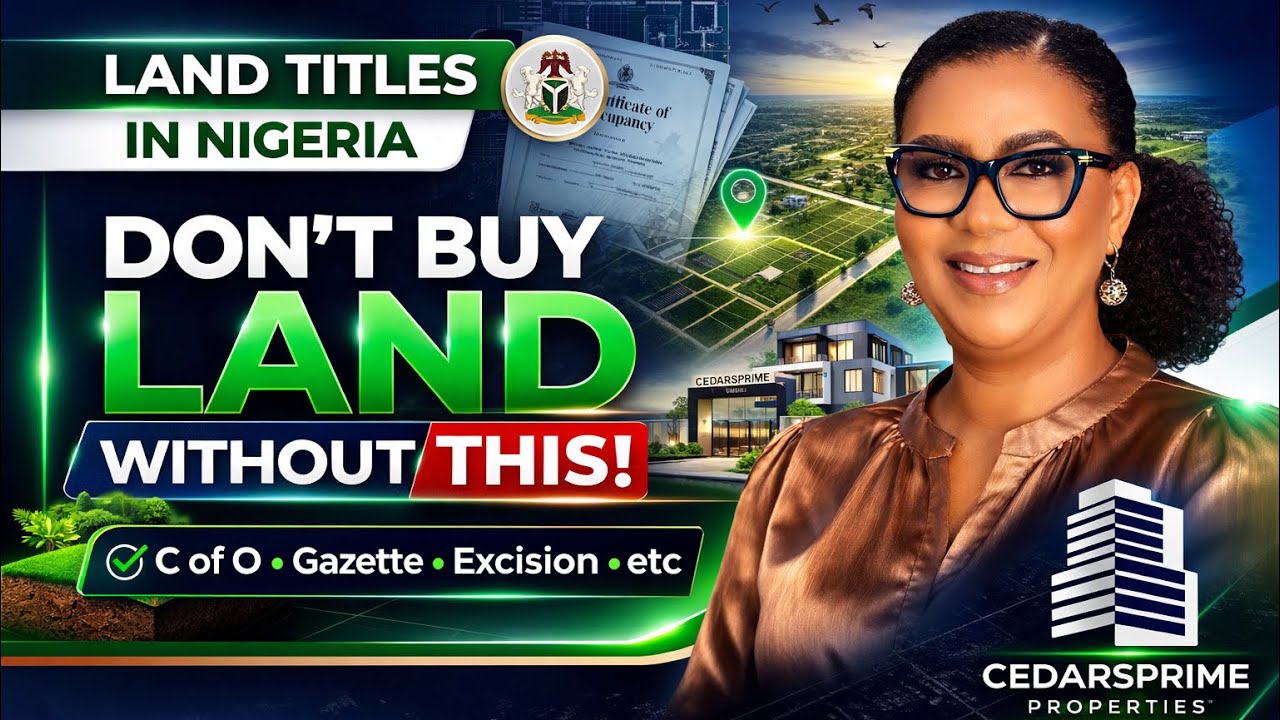 Don’t Buy Land in Nigeria Without This! | Land Titles Explained (C of O, Gazette, Excision & More)