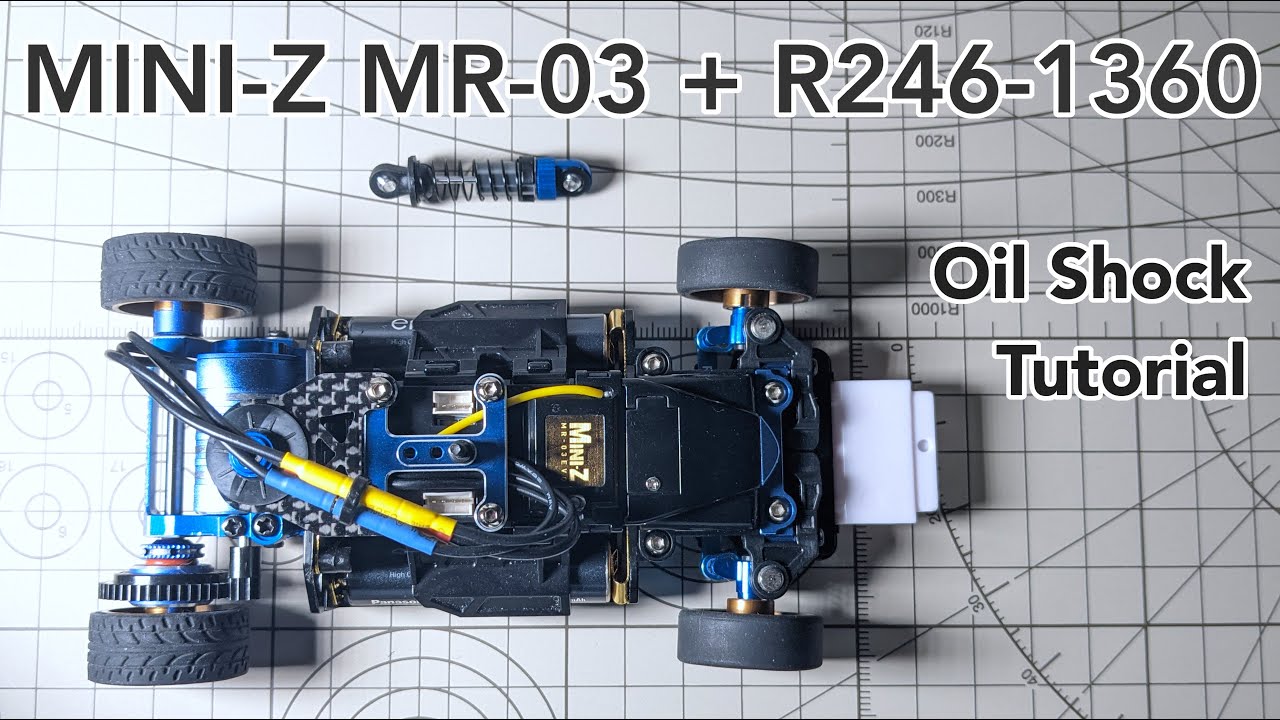 Kyosho Mini-Z MR-03/MR-03EVO R246-1360 Oil Shock Tutorial