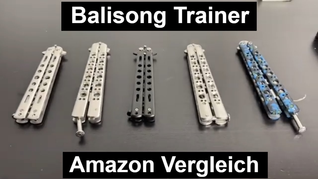 Balisong Trainer von Amazon Unboxing und Vergleich