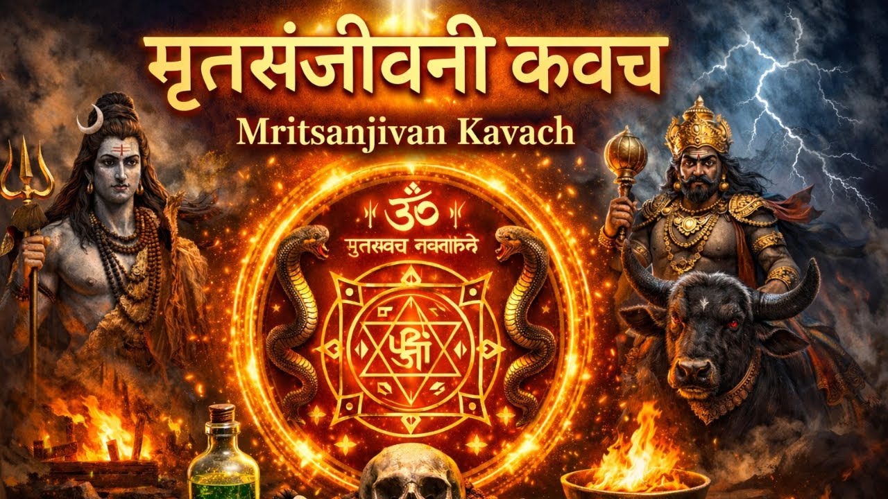 Mritsanjivani Kavacham | Mrit Sanjiwani Kavach(मृत संजीवन कवच) | रोगों से मुक्ति  Shiv Stotram #shiv