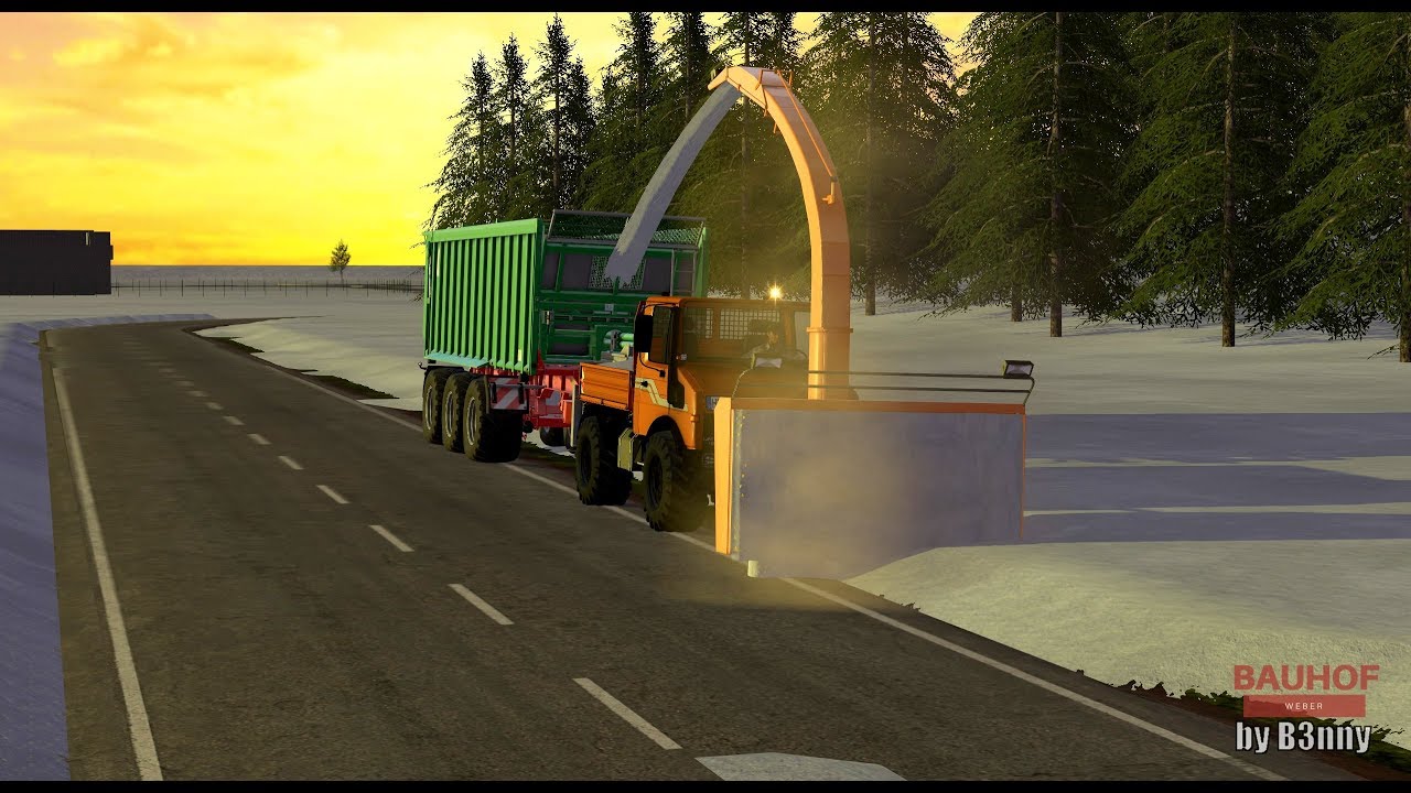 LS 17 - Schnee räumen durch Bauhof Weber 