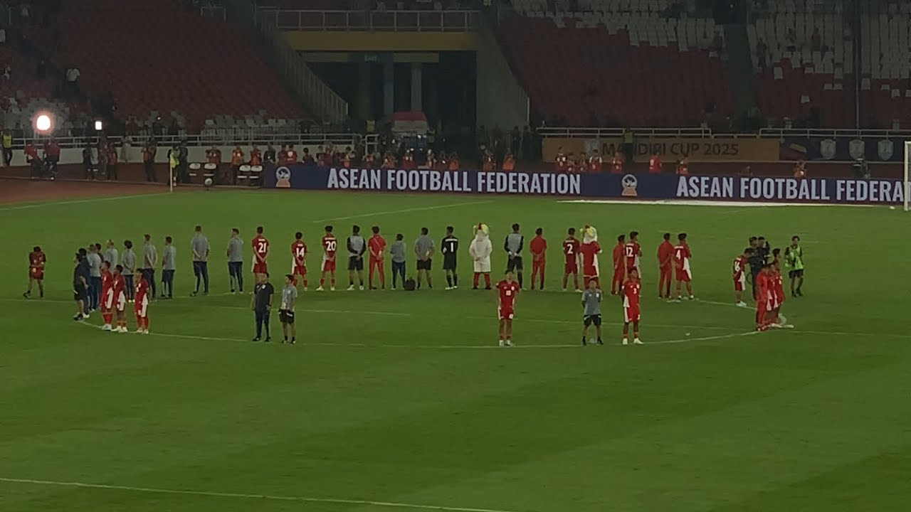 Walau GBK Sepi, Lagu Tanah Airku Tetap dinyanyikan Penuh Hikmat Bersama Pemain Timnas! IDN vs Brunei