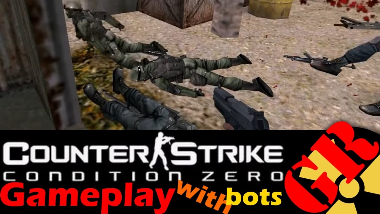 Counter-Strike: Condition Zero gameplay with Hard bots - Airstrip - Counter-Terrorist