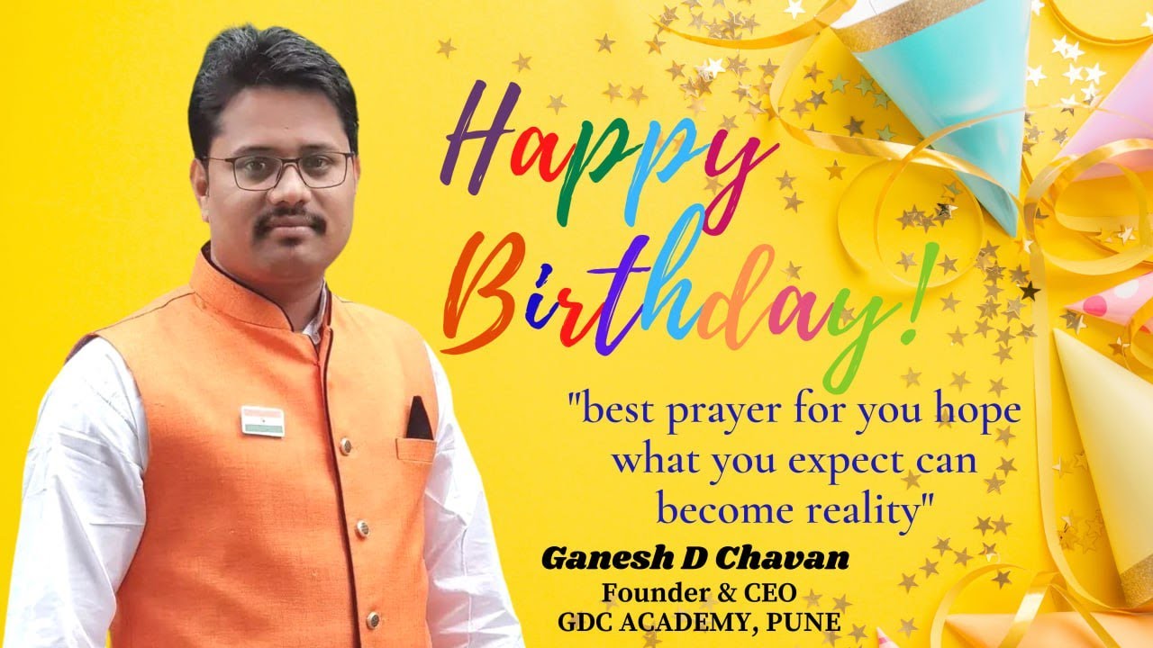 Birthday Celebration !! Ganesh D Chavan Sir (Founder : GDC ACADEMY)