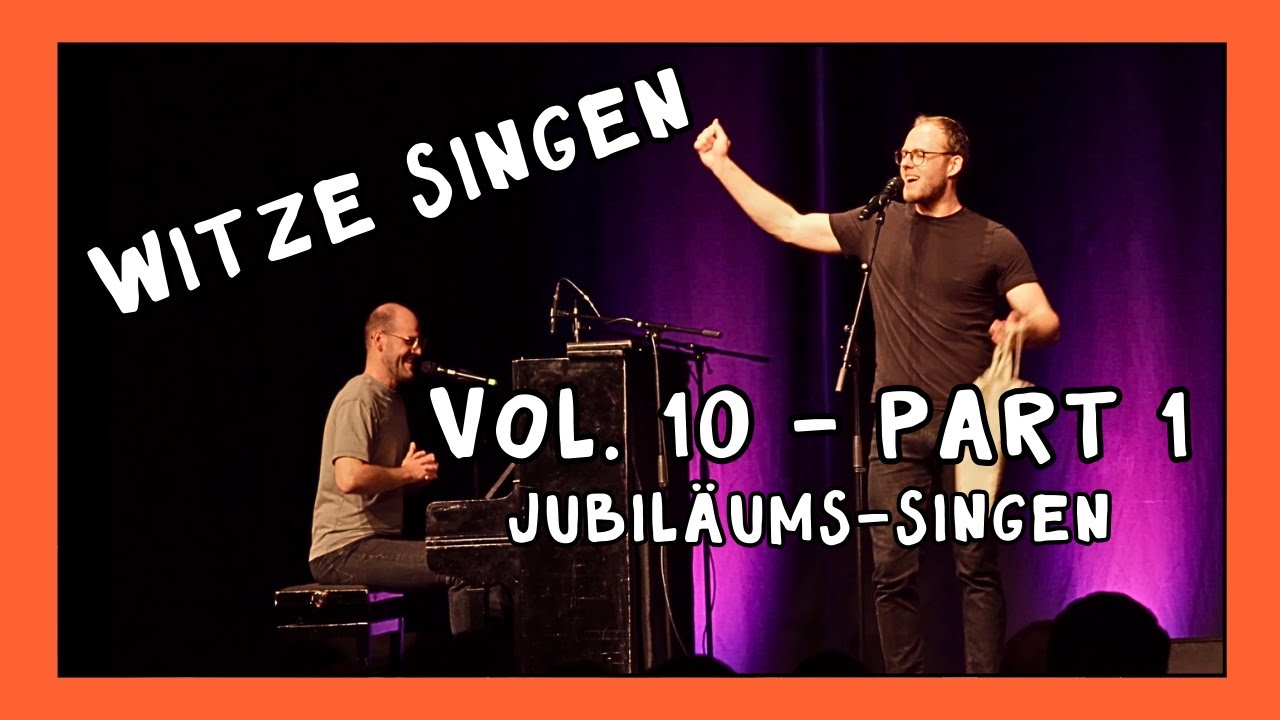 Witze singen - Vol. 10 Pt. 1 - Jubiläums-Singen // by Sven Bensmann #comedy #witze #singen