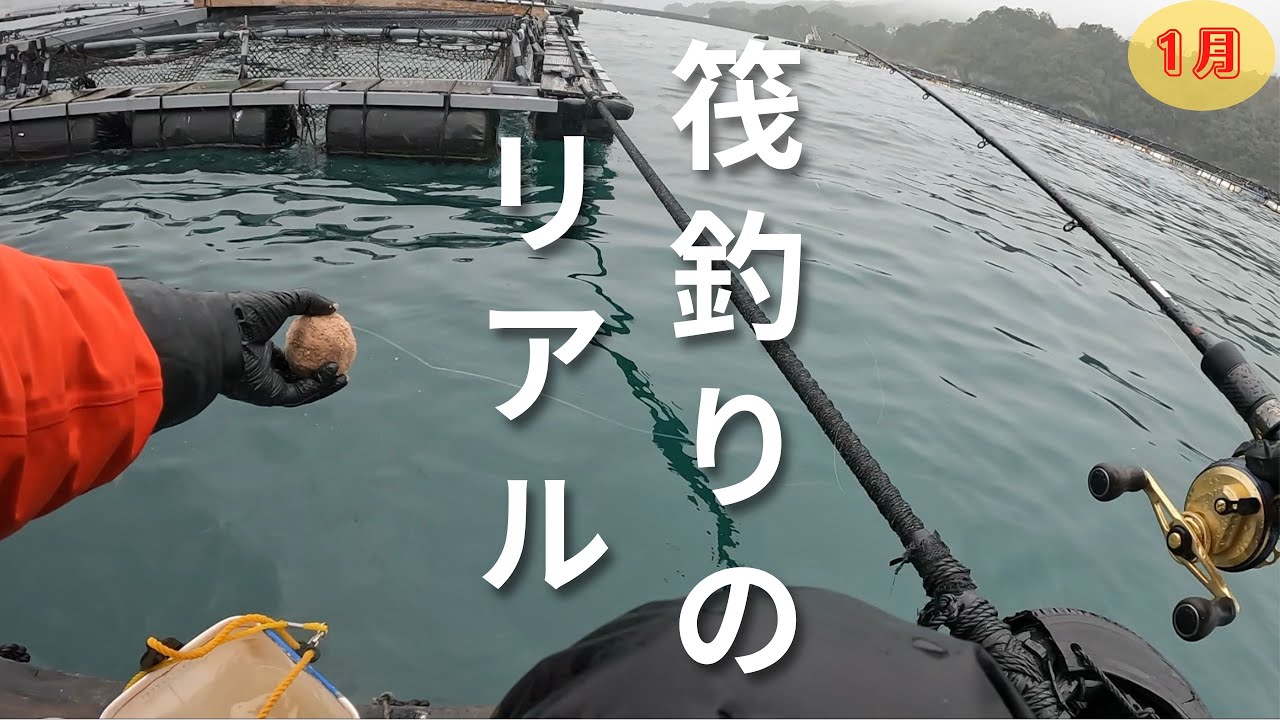 【チヌ筏・かかり釣り】チヌが釣れない？ そんなの当たり前  楽しければ良いでしょ！これぞリアルの筏釣り！ 三重県 尾鷲 光栄丸