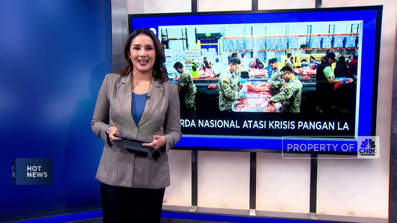 Jakarta Macet Parah Usai Hujan hingga Los Angeles Diterpa Krisis Pangan